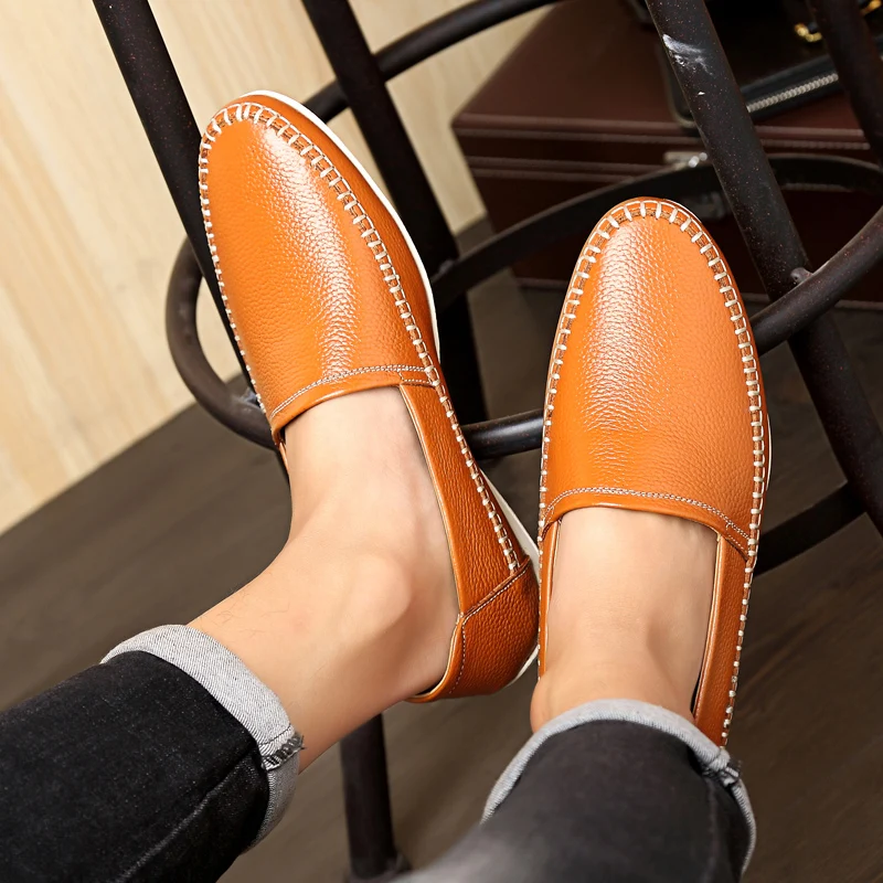

Casual Shoes Men Leather Men Black Casual Shoes Mens Causal Sneaker Man Shoe Summer 2020 Sapato Breathable