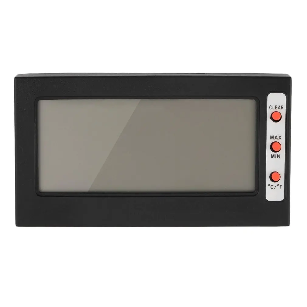 Большой цифровой ЖК дисплей морозильник комнатный термометр гигрометр макс мин