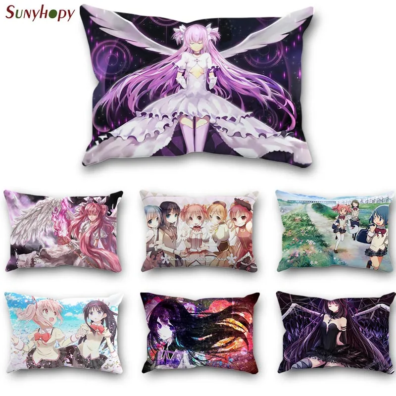 

Custom Puella Magi Madoka Magica Popular Hot Sale Pillowcase Zippered Pillow ​Bedroom Home Office Decorative 0804ZLL