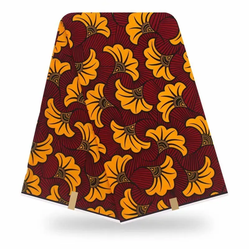 Африканская пагода лучшего качества нигерийская Анкара Настоящая ткань с