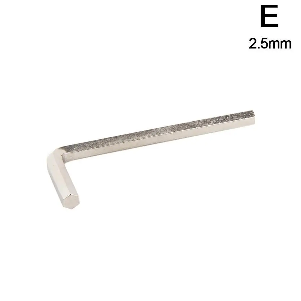 2.5mm 1 шт. шестигранный ключ с шариковым концом и длинной рукояткой, метрический шестигранный никелированный 0,9 мм-8 мм Набор шестигранных ключей - Цвет: 2.5mm