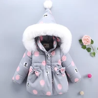 baby coat winter hooded thick warm toddler baby girls outerwear faux fur baby girls jacket and coat infant baby girls clothes