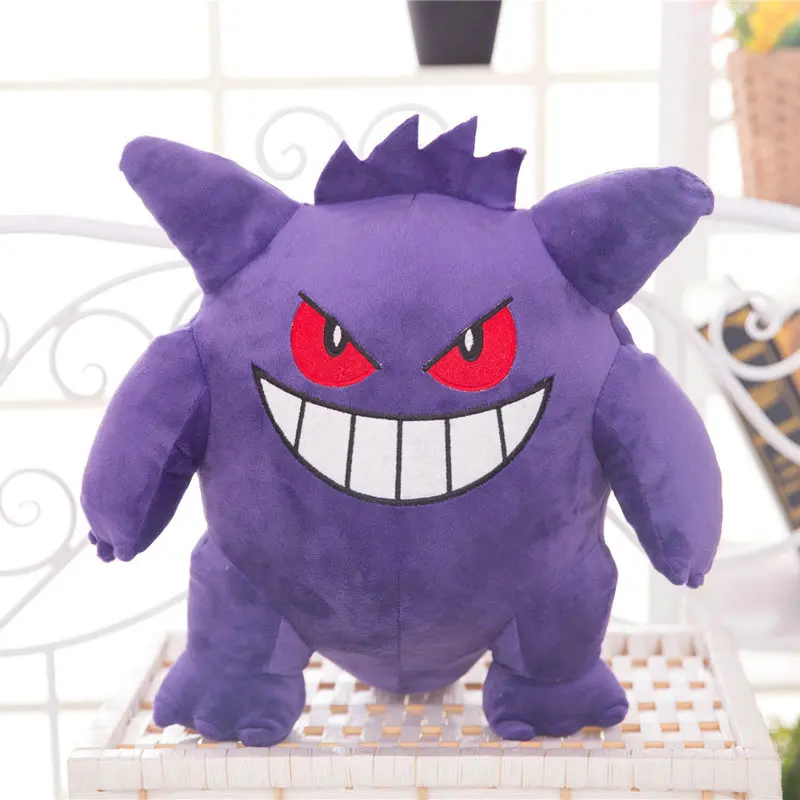 30cm genger Пикачу плюшевая игрушка Jigglypuff Squirtle Mewtwo Charmander Gengar Psyduck Magikarp игрушки фильм Аниме Кукла Детская подарки на день рождения Sof - Цвет: 30cm genger