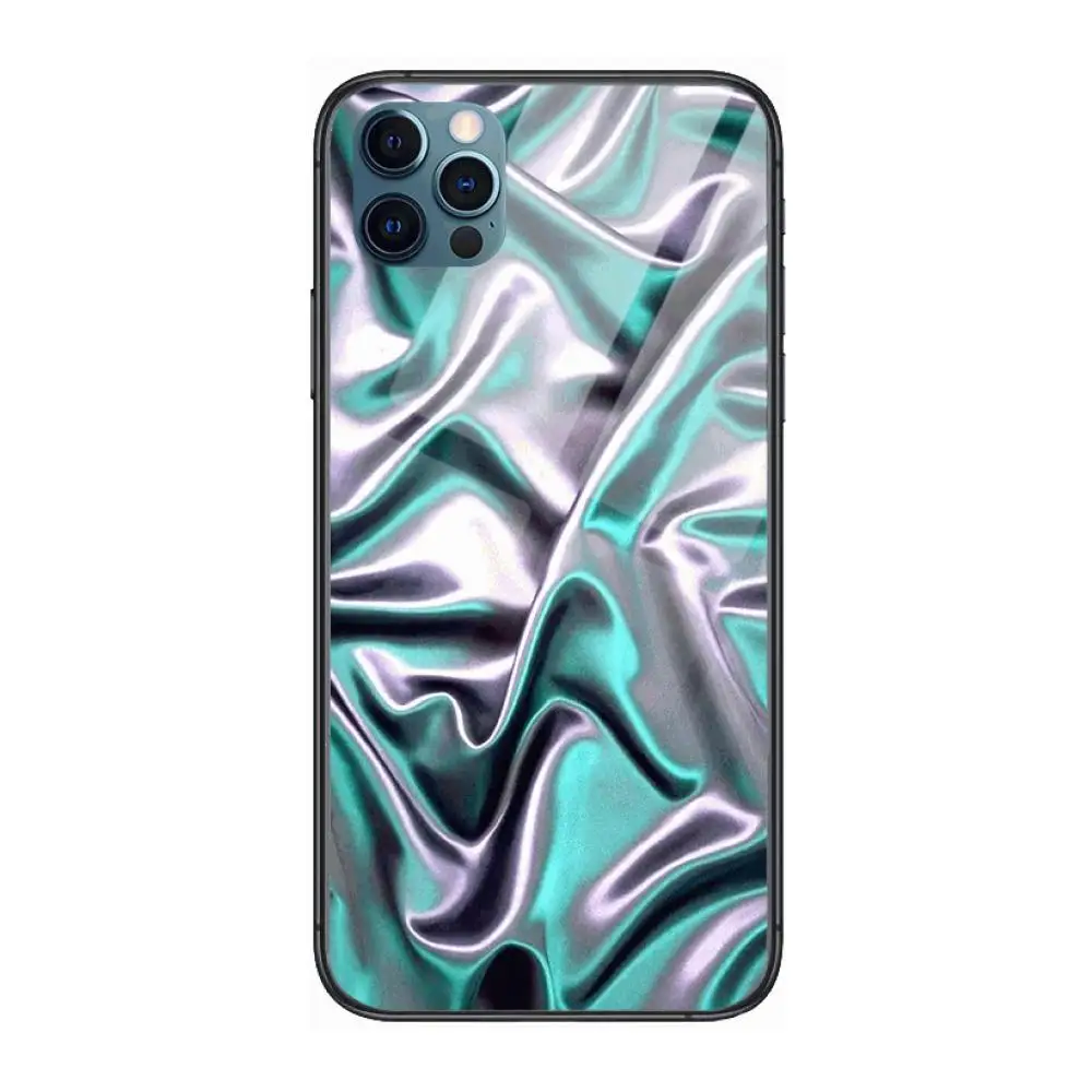 

Cute colorful pattern silk pattern laser shining Style Phone Case cover For iphone 12 pro max 11 8 7 6 s XR PLUS X XS SE 202