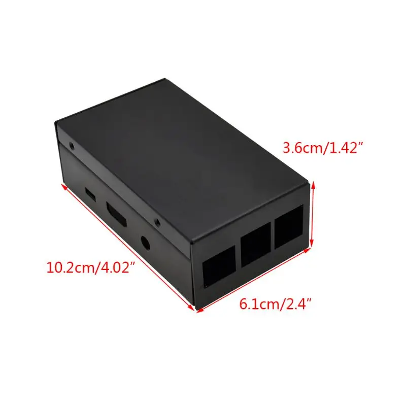 

Aluminum Case Metal Shell Box Enclosure for Raspberry Pi Model 3B/3B+/2B/2B+ Kit Dropshipping