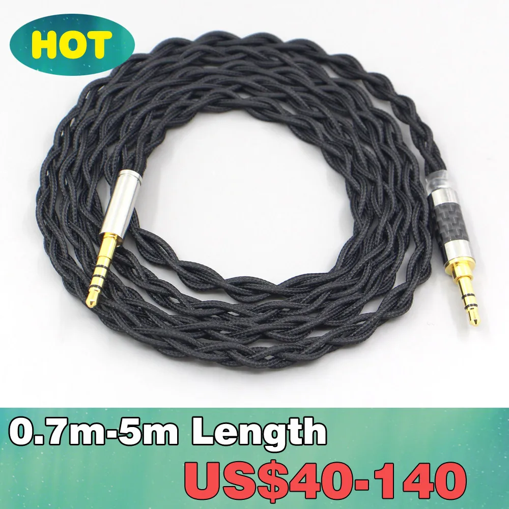 

Pure 99% Silver Inside Headphone Nylon Cable For Panasonic RP-HD605N HD505B HD500B HD600N HD10 LN007463