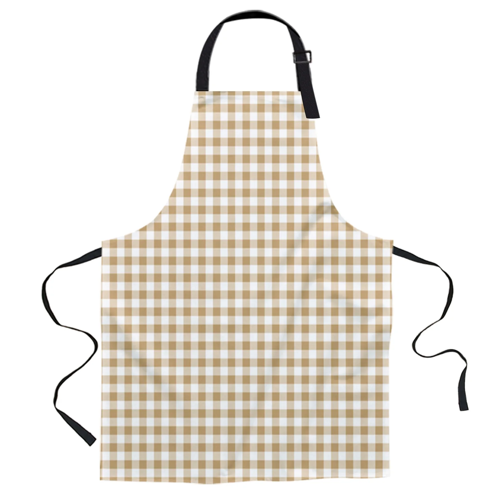 

Решетка простой фартук в клетку для женщин, мужчин, детский кухонный фартук для выпечки, кухонное оборудование, аксессуары