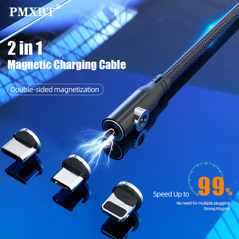 Магнитный кабель для быстрой зарядки Micro USB Type C iPhone 11 Pro Max XS Huawei Xiaomi быстрая