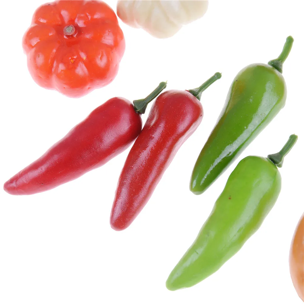 

10PCS Kids Vegetables Toy Pretand Play Fruit Toy Kid's Kitchen Miniature Food Game For Girls And Boys Kitchen Toys