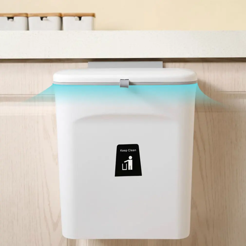 

General-purpose Trash Can For Kitchen Supplies Multifunctional Non-punch Trash Can Can Hang Trash Storage Cabinets kitchen tools