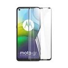 Защитное стекло с черными краями для Motorola G9 Plus, 9H