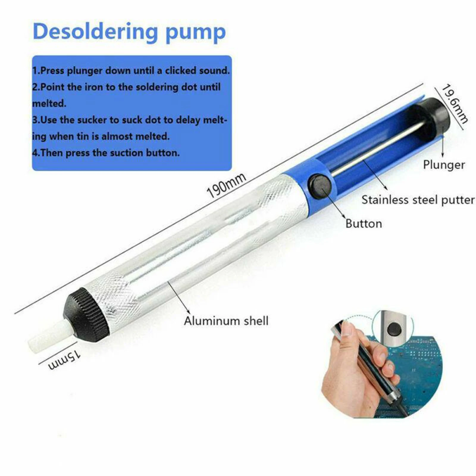 

220V 60W Auto Welding Electric Soldering Iron Temperature Gun Solder Tools