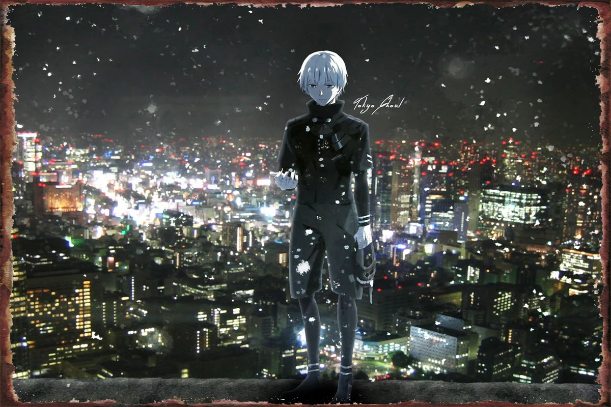 

Настенный декор Ken Kaneki, украшение для комнаты, Ретро винтажный металлический знак, жестяные таблички для творчества, мужская пещера, кафе, па...