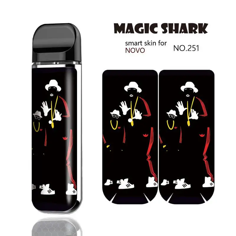  Mummy Dollar Money Flower Eagle Zera Bumpy PVC E Cigar Pod Vape Case Cover Sticker for Smok Novo | Мобильные телефоны и