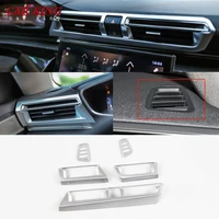 abs matte car accessories sidecenter dashboard air conditioning ac outlet vent frame cover trim for peugeot 508 2019 2020 2021