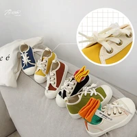 new arrival childrens board shoes for 2021 summer retro solid soft soled crossover strap boys and girls casual canvas shoes