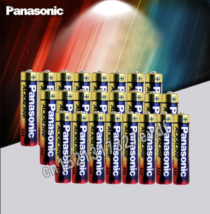 Оригинальные оригинальные щелочные батареи Panasonic 1 5 в AAA 16 шт./лот батарея для