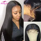 Бразильские прямые парики из человеческих волос 5x5 4x4, парик на сетке, 30 дюймов, парик из человеческих волос на сетке спереди с неповрежденной кутикулой для черных женщин, плотность 180%