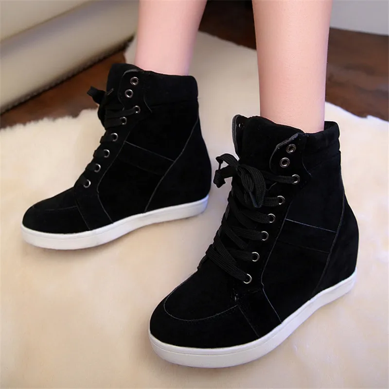 

Camouflage Wedges Shoes for Women Sneakers Platform High Top Shoes Women Casual Canvas Shoes Autumn New Womens Chunky Trainers