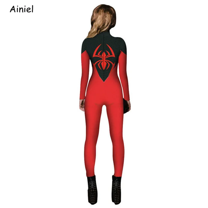 Женский костюм с супергероями Venom Spider зентай на Хэллоуин|Костюмы из фильмов и ТВ| |
