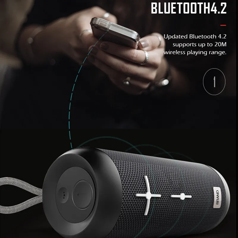 TWS Portable Wireless Subwoofer Loudspeaker Pc USB Speaker+Mic Handsfree Bluetooth Speakers Bombox Coluna Caixa De Som F40145 |