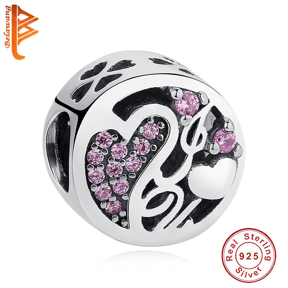 Оптовая продажа 5 штук в партии 925 стерлингового серебра любящее сердце с