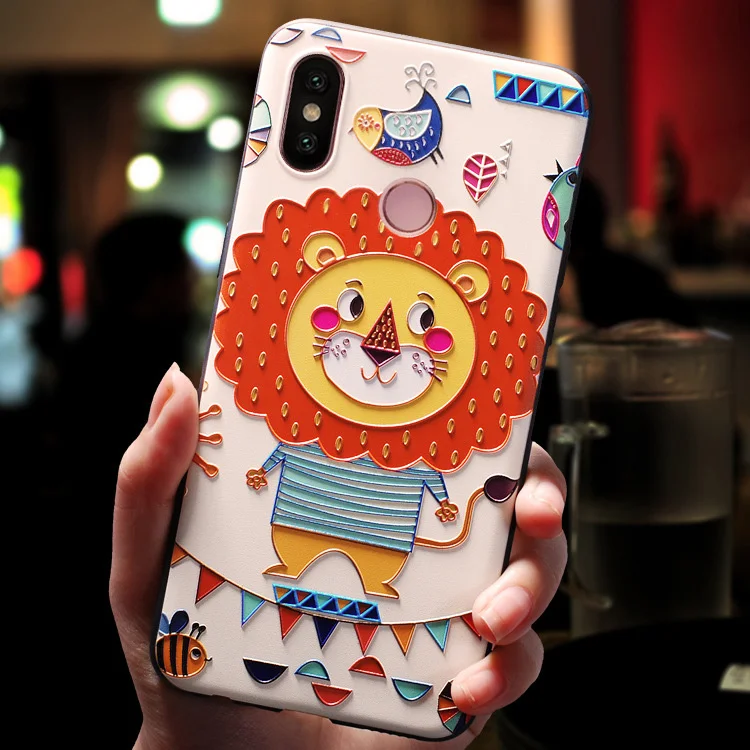 C 3D рельефный чехол для Xiaomi mi 9 SE 8 Lite Pro 6X A2 5X A1 5 6 чехол матовый Силиконовый мягкий чехол для Red mi Note 8 Pro 7 5 Plus Funda - Цвет: C