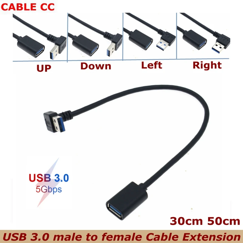

Кабель USB 3,0 «штырь-гнездо», 30 см, 50 см