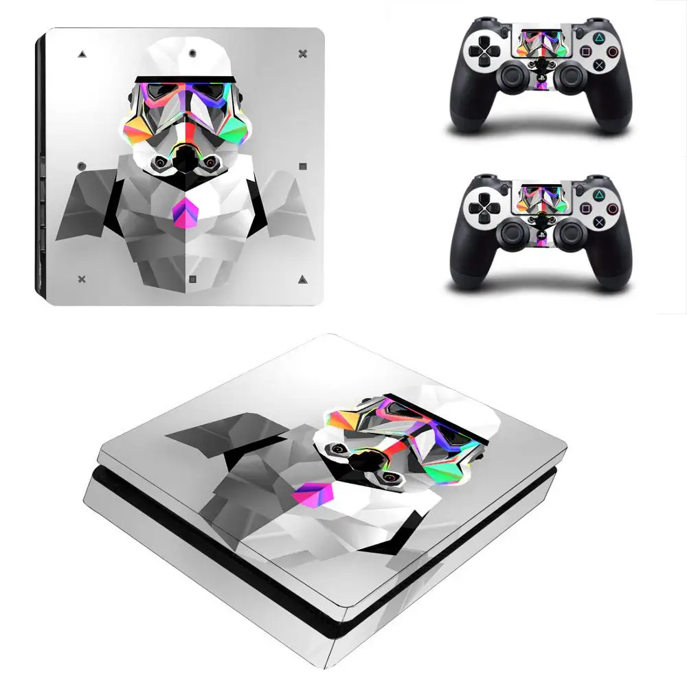 PS4 Slim sticker s Star Wars PS 4 Play station виниловые наклейки для playstation консоли и