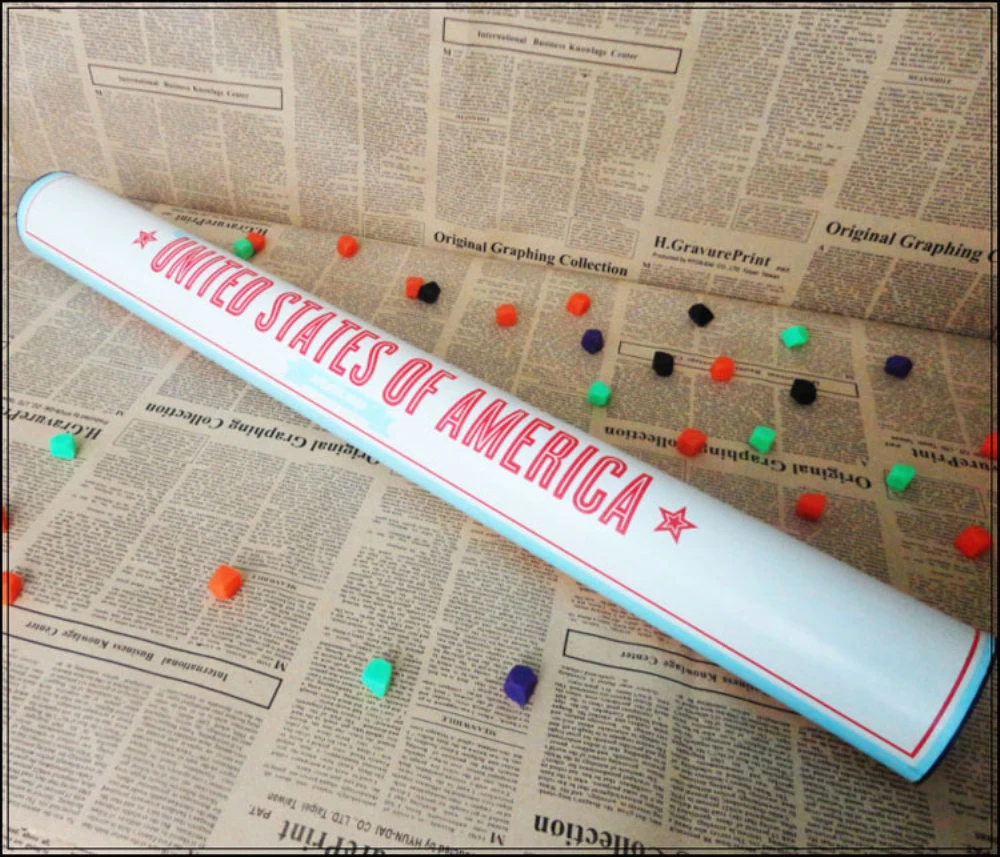 Office Supplies USA Scratch Map Of American Country Packed in Card Tube off Travel Vacation Traveler Log Gift | Дом и сад