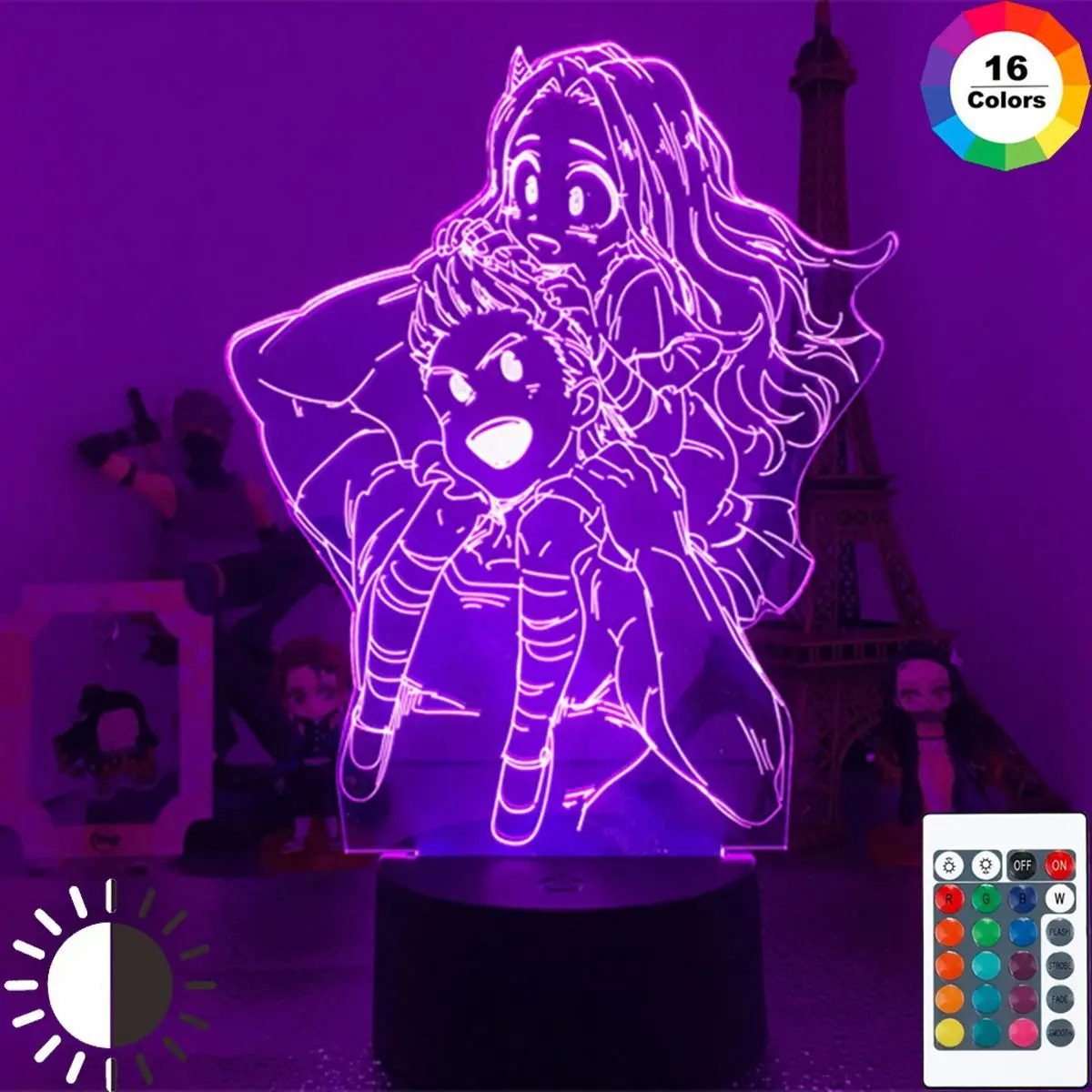 

Anime My Hero Academia Hitoshi Shinso Lamp for 3D Led USB Night Light Room Deco Birthday Gift Light Valentines Day Gift Toy