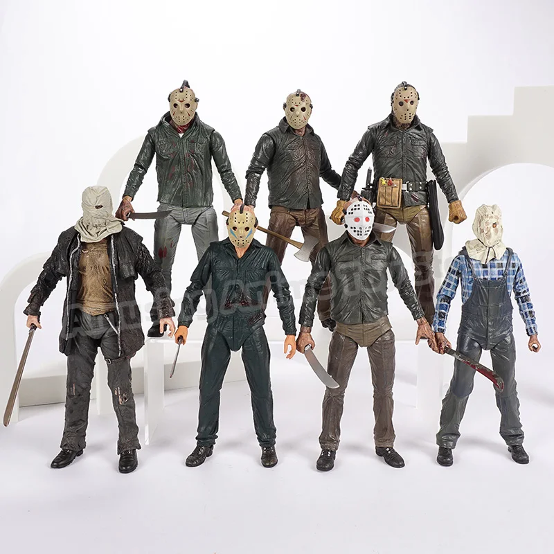 Классическая ужасная экшн фигурка из ПВХ NECA пятница Джейсон вурхи модель куклы