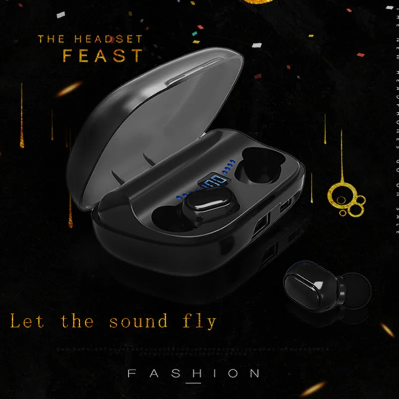 

In-Ear Bluetooth Headphones Wireless for Mobile Phone Sport Tws with Microphone