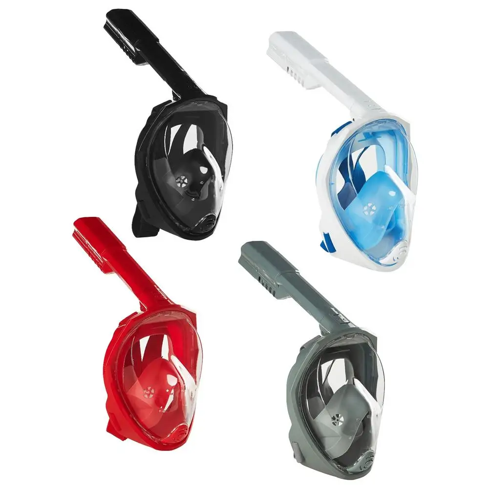 

S-XL size Foldable Full Face Snorkeling Anti-Fog Anti-leakage Face Protector set for Adults Flat mouth diving face protector