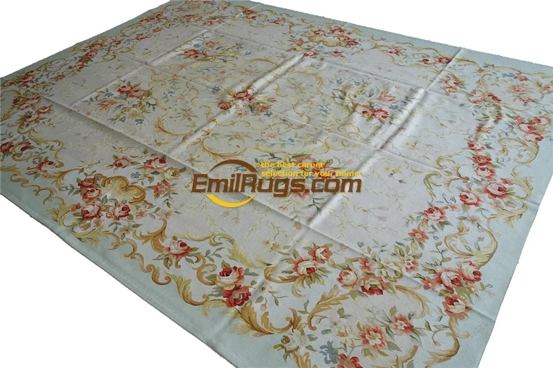 Французские ковры aubusson античное Садоводство аграрное Пастырское сцена панель