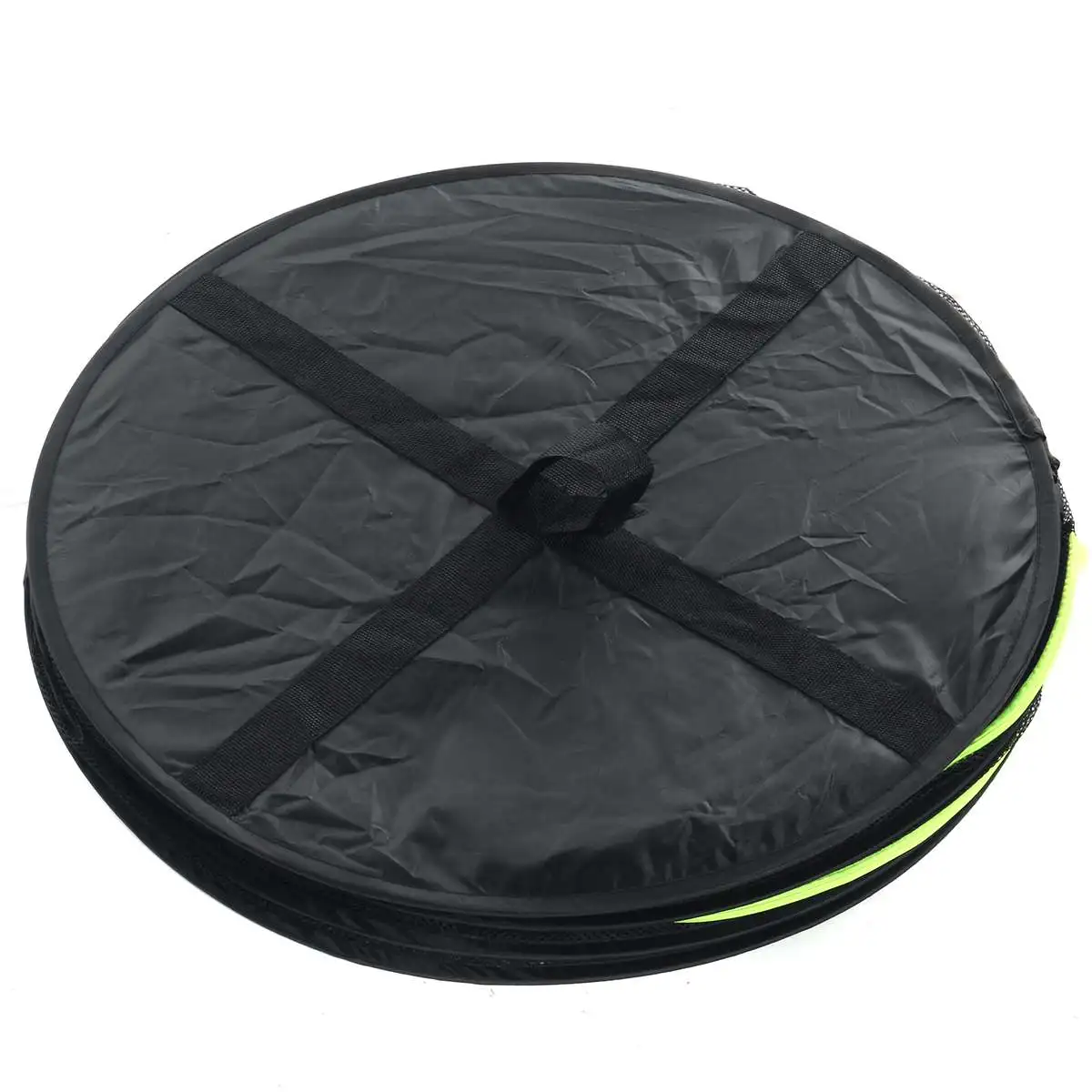 

4/6 Layer Black Round Foldable Dried Vegetables Seafood, Herbs With Zipper Drying Grid Garden Furniture
