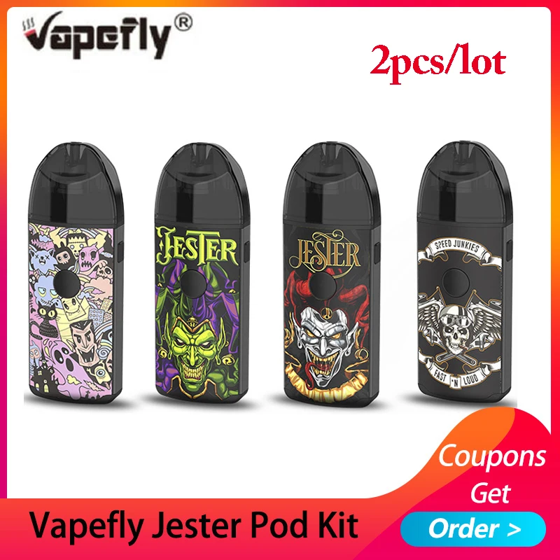 Набор электронных сигарет Vapefly Jester Pod kit 1000mAh батарея DIY Комплект подходит сетка