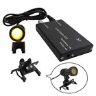 Налобный фонарь 5 Вт, с фильтром и зажимом для очков, стоматологическая лупа, стоматологическая лаборатория, медицинская Лупа зубная Лупа