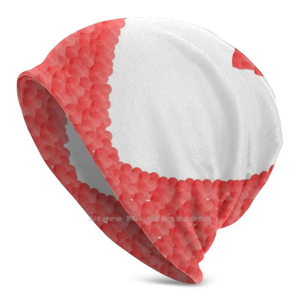 

Love Heart Unisex Beanies Windproof Hedging Cap Love Icon Heart Background Wallpaper Form Symbol Valentines Day Romance