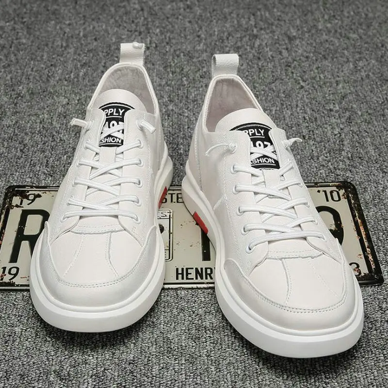 Новинка Повседневная обувь из натуральной кожи дышащая Уличная Zapatos мужские