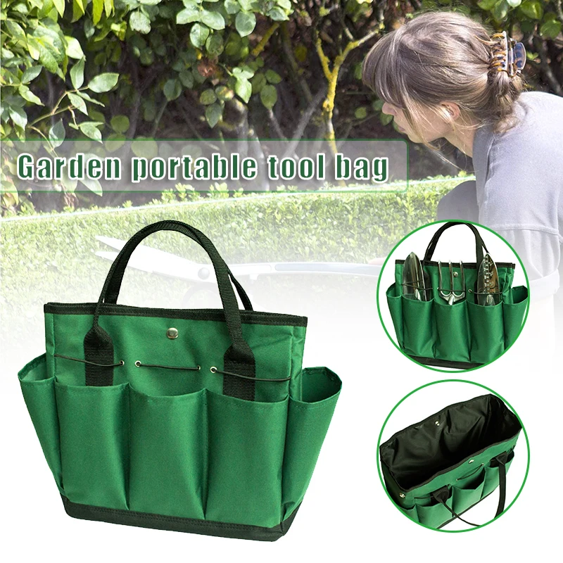 

Сумка для садовых инструментов, с 9 карманами, Набор садовых инструментов держателей