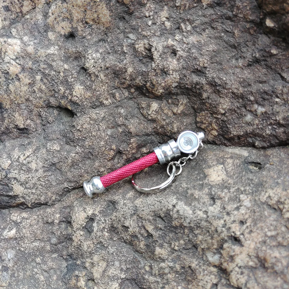 Богатая собака курительная трубка Мини милый брелок Алюминиевый металлический