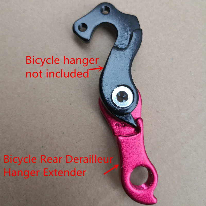 1pc Bicycle gear derailleur hanger Extender For Shimano SRAM Sunrace Cycling carbon Frame Gear Tail Hook bike extension - купить по