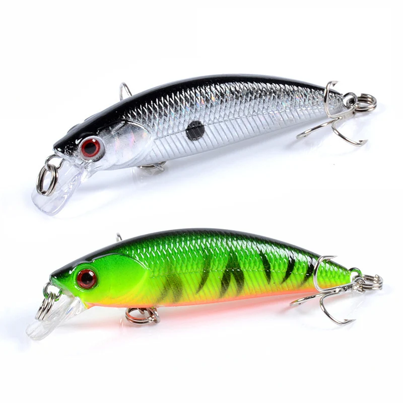 

1pcs 5g 6.7cm Fishing Lures Minnow Hard Wobblers Crankbait 3D Eyes Artificial Plastic Hard Bait Pesca Carp Fishing Tackle
