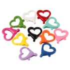 5 шт в форме сердца Форма 5x26 мм металлическая цепочка для ключей кольцо Разделение кольца несколько Цвет для самостоятельного изготовления ювелирных изделий подарок маска Key Chain автомобильные аксессуары