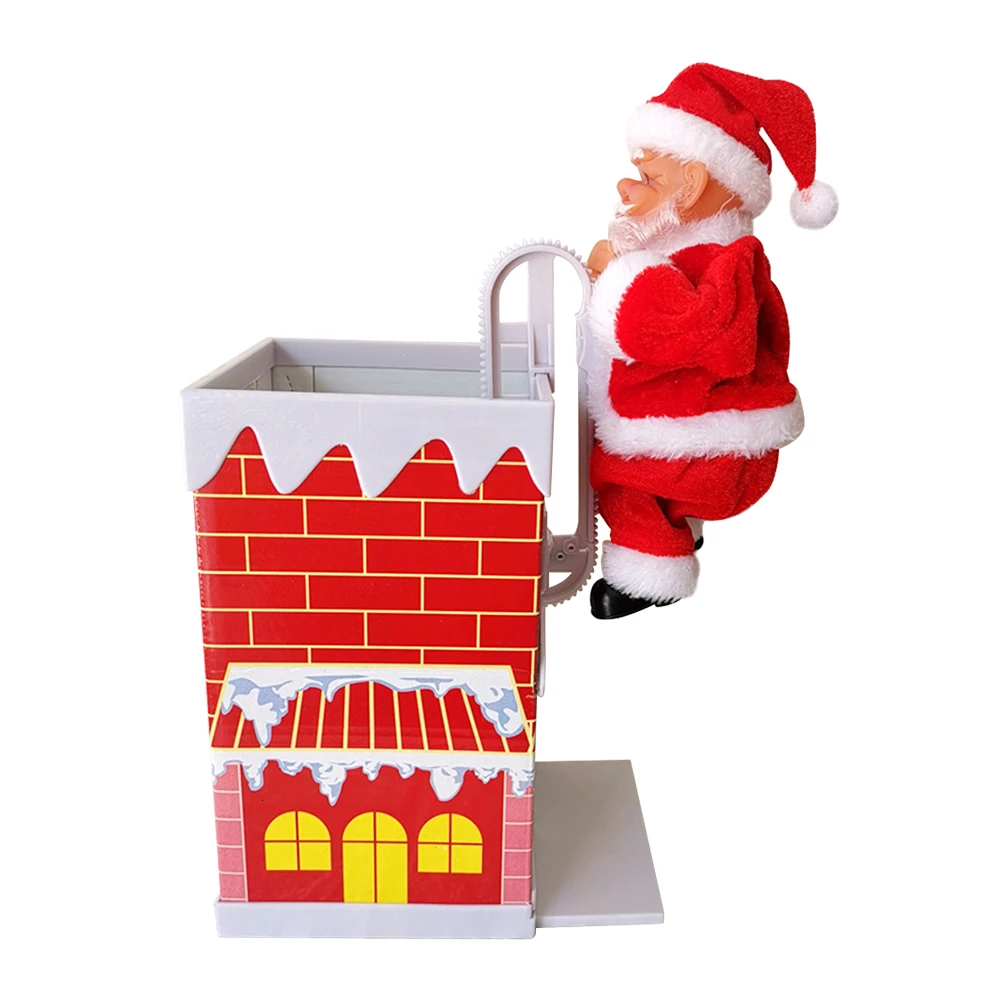 Кукла Санта-Клаус олень сани игрушка Универсальный электрический автомобиль с