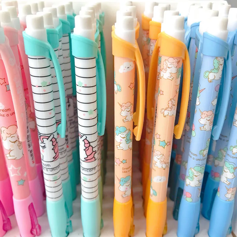 3X Волшебный сон Единорог Пресс автоматический механический карандаш пишущий