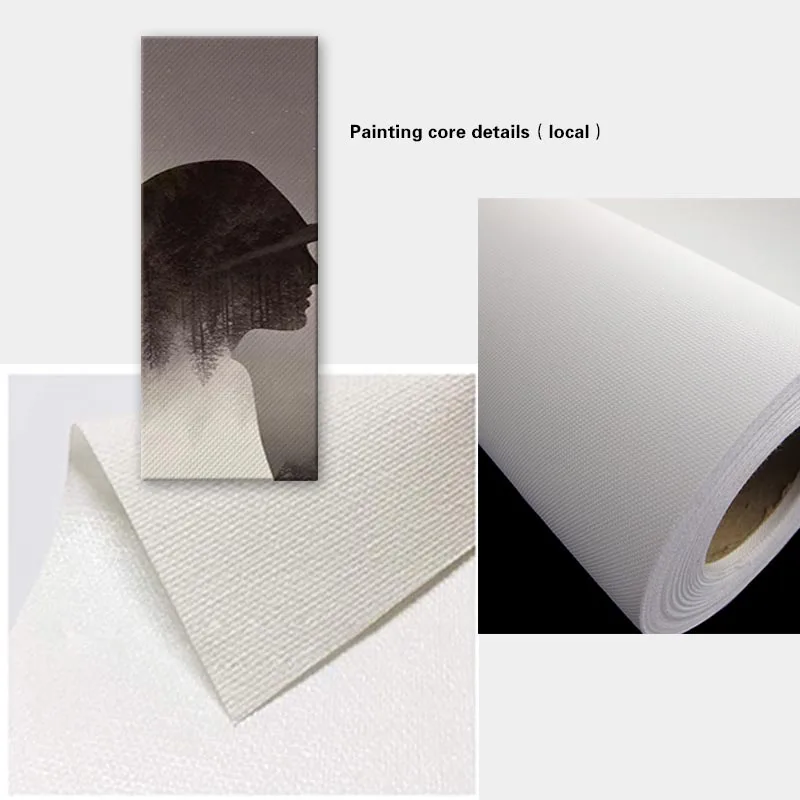 

5P No Frame My Moon Wall Art Print Canvas Painting Nordic Posters and Prints Wall Pictures