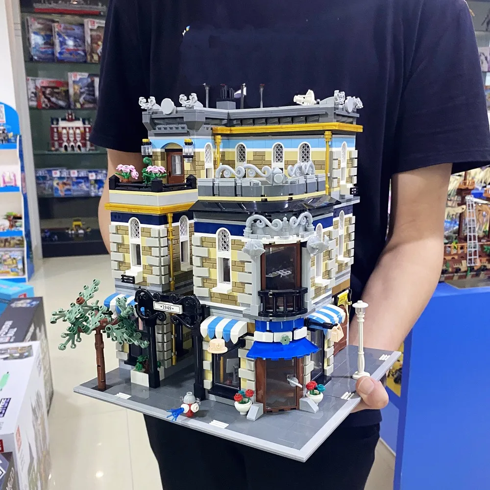 

3140 шт., Детский конструктор Moc «уличный вид»