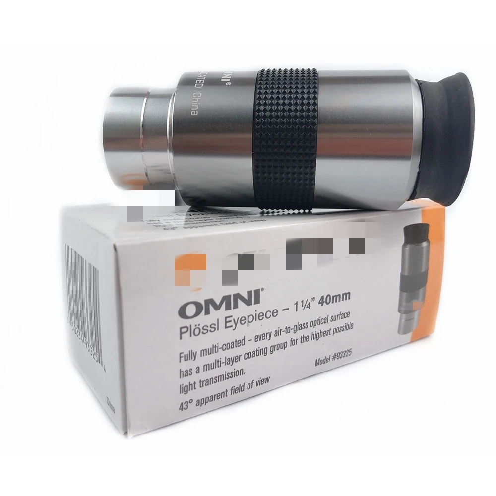 Окуляр OMNI 40 мм оптическое стекло астрономического телескопа PLOSSL 43 градусов